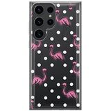 ERT GROUP mobiel telefoonhoesje voor Samsung S23 ULTRA origineel en officieel erkend Babaco patroon Flamingo 003