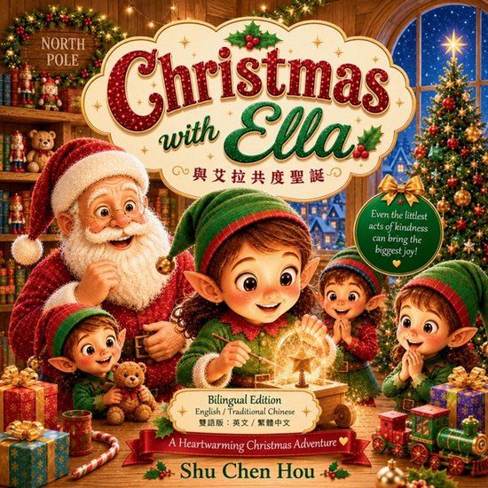 Christmas with Ella 與艾拉共度聖誕: A Heartwarming Bilingual Christmas Adventure in English and Traditional Chinese