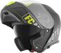 FC-Moto Novo Straight Helm - Systeemhelm - Zwart/Geel - ECE 22.06 - Maat XS