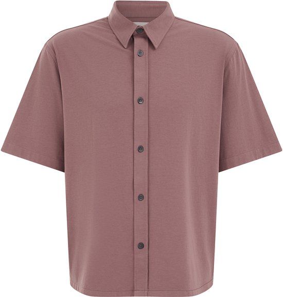 WE Fashion Heren regular fit jersey overhemd
