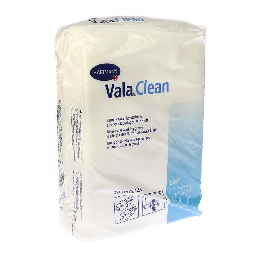 Hartmann Vala Clean Zachte Washandjes 50 stuks