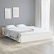 Maison Exclusive - Lit en bois massif, blanc, 200x200 cm