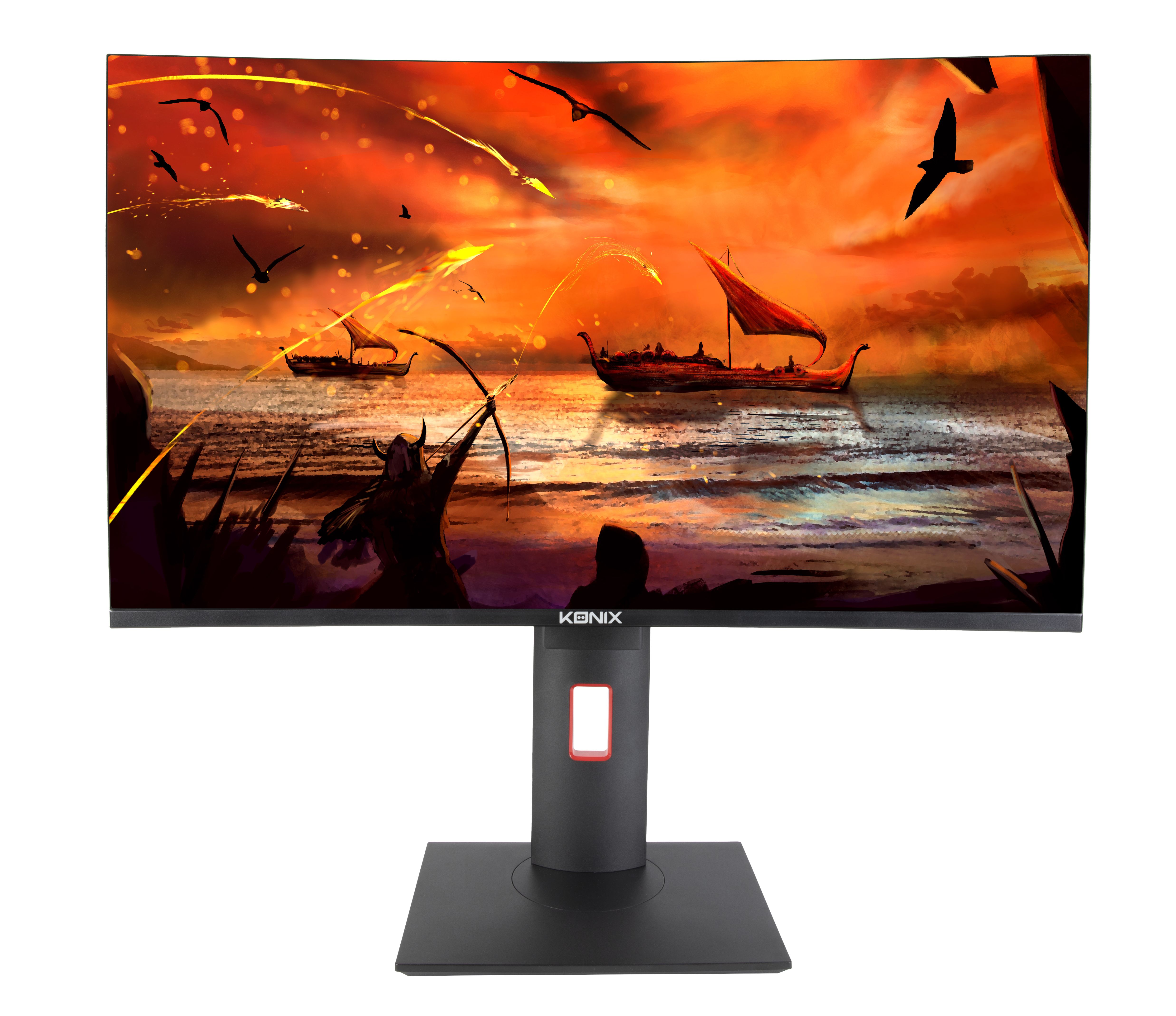 Konix Drakkar KX DK SHADOW 27" 180Hz Curved Gaming Monitor - Full HD