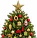Mica Decorations Joy Kerstversiering - 27x Kerstballen - Kunststof - Goud/Groen/Rood - 6 cm