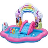 Bestway Disney Princess Enchanted Palace Opblaasbaar Waterspeelcentrum en Zwembad