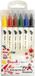 Pentel Arts Brush Sign Pen Twin 6 stuks