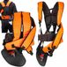Verk 11440 Harnais double pour débroussailleuse, noir-orange