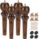 Solidchoice - Set van 4 Houten Meubelpoten van 26 cm - Stevige Spilpoten voor Meubels