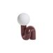 Petite Friture Lampe de table Neotenic Rouge Céramique émaillée Designer Jumbo
