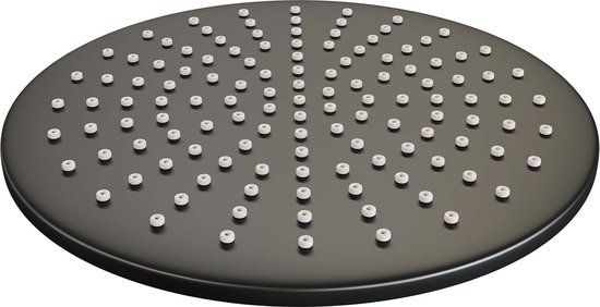 Brauer Black Carving Thermostatische Inbouw Regendoucheset - Mat Zwart