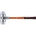 Halder 3103.050 Simplex-hamer met aluminium behuizing en houten steel, Ø 50, TPE-mid