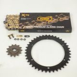 Afam Kit chaîne 13x40 pas 520 pour quad Yamaha 200 YFS Blaster 1989 à 2006 Neuf