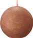 Bolsius - Rustieke kleine stompkaars 'Boule' (Ø7.6cm) - Creamy Caramel