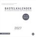 Heye Premium-Bastelkalender weiß groß 2027
