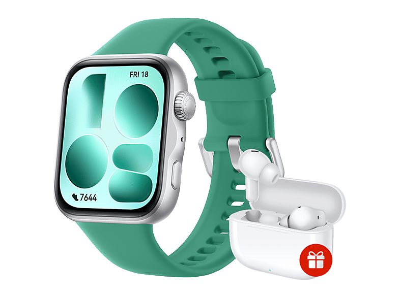 Huawei Watch Fit 5 Green + Freebuds Se4 Smartwatch Groen