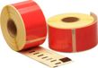Dymo 10 x 99012 Étiquettes compatibles 89 mm x 36 mm Rouge