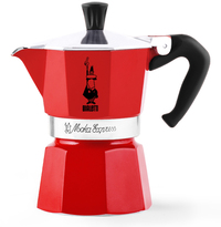 Bialetti Moka Express - Moka Pot - 3 Cups - Red