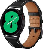 By Qubix Qubix Garmin Venu / Sq / Sq2 / 2 plus - lederen bandje - Zwart