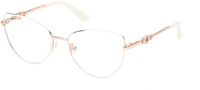 Guess GU2954 Cat Eye Vrouwen Metaal Volledig omrand Brilmontuur