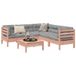 Maison Exclusive - Salon de jardin 6 pièces avec coussins, en bois massif de douglas