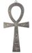 NileCart™ 21,6 cm Groot metaal Egyptisch ANKH kruis gemaakt in Egypte (Antiek Zilver)