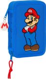 Super Mario Gevuld Etui, Play - 28 st. - 19,5 x 12,5 x 4 cm - Polyester