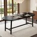 OKWISH Eettafel - 180x80x75 cm - Zwart