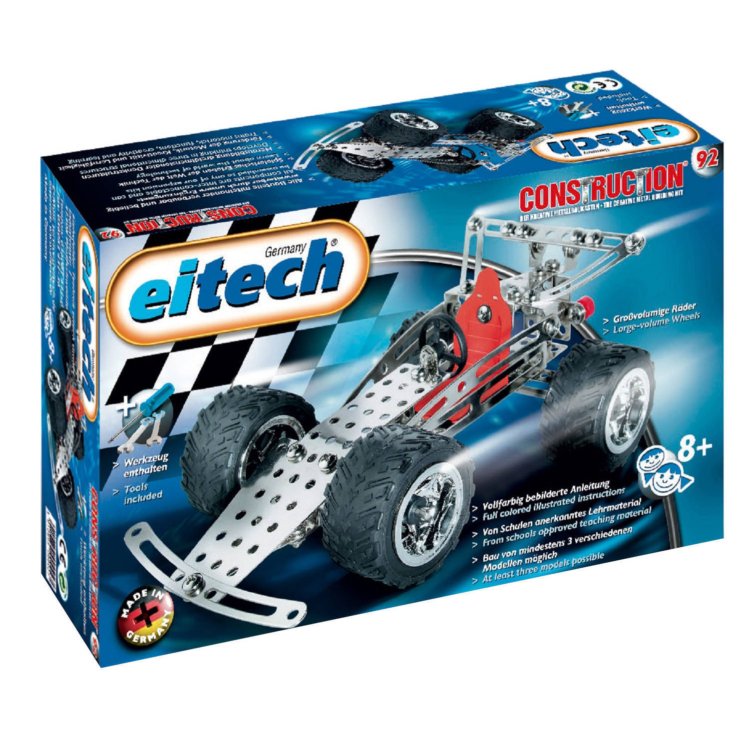 Eitech Bouwdoos - Metaal Race wagen/Quad