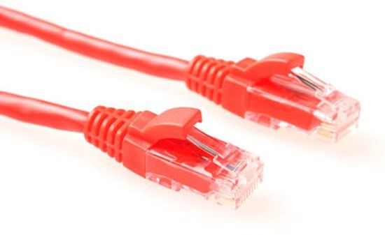 ACT IK8500 U/UTP CAT6 Patchkabel Rood - 50 cm