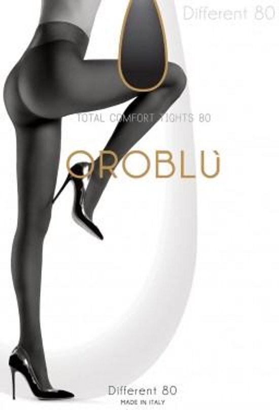 Oroblu Different panty 80 denier Zwart