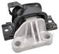 METZGER Support moteur supérieur gauche, support moteur hydraulique, adapté entre autres pour OPEL CORSA