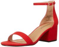 Amazon Essentials Dames Sandalen met Twee Bandjes en Hakken Hielsandaal