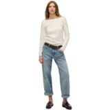 Superdry Bardot T-shirt met off-shoulder lange mouwen voor dames