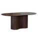 Giga Meubel Eettafel Ava - Ovaal - Mangohout - 200cm