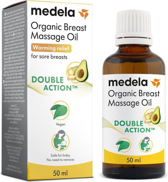 Medela Organic Massage Olie - Tepelverzorging - 50ml