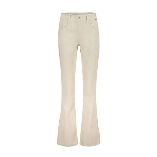 Red Button Bibette 10W corduroy flared high waist flared broek beige