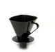 DBP Koffiefilterhouder Zwart met Tuit