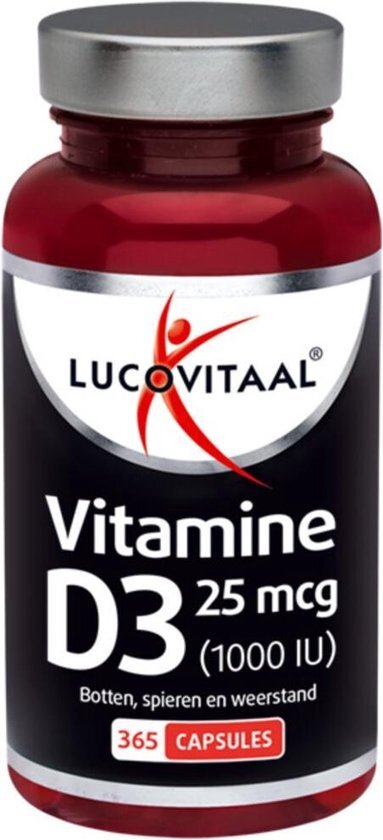 Lucovitaal Vitamine D3 25mcg Capsules