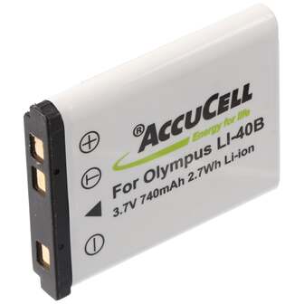 AccuCell Battery for Sanyo Li-42B, Xacti VPC-T700, T850