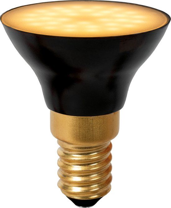 Lucide G45 LED Lamp - E14 - 5W - 2700K - 3 StepDim - Black