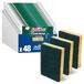 SPONTEX Durable Scraper Sponge - 48 Green Scrub Sponges (16 packs of 3)