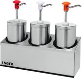 ich-zapfe Saro Sausdispenser, Sauce dispenser - model PD-006 3 x 2,25 ltr