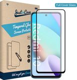 Just in Case Screenprotector Full Cover Gehard Glas voor Xiaomi Redmi 10