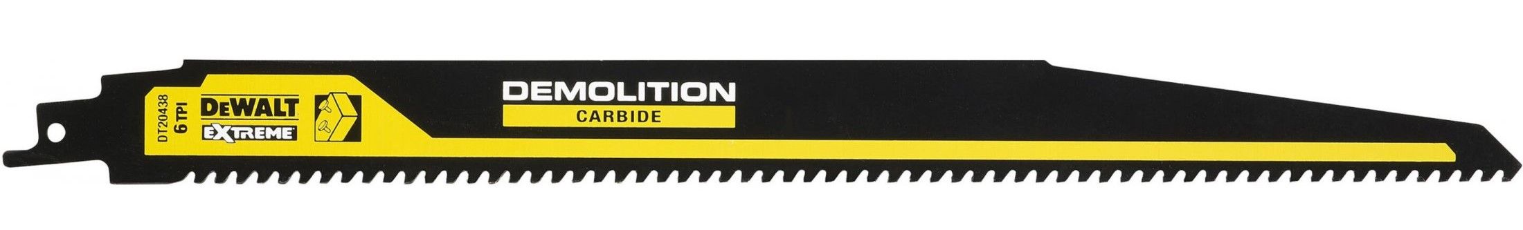 DeWalt Accessoires DeWalt Reciprozaagblad Carbide | 305x4,2 mm | hout met spijkers - DT20438-QZ