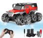 Voiture télécommandée - 8 roues motrices - Amphibie - Rotation à 360° - Crawler tout-terrain - 2,4 GHz