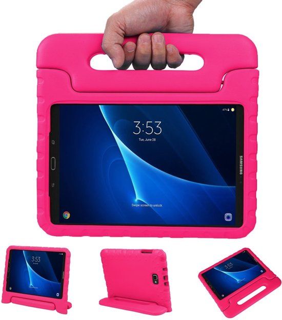 BTH Samsung Galaxy Tab A 10.1 2016 Hoes Kids Proof Case Cover Hoesje Roze