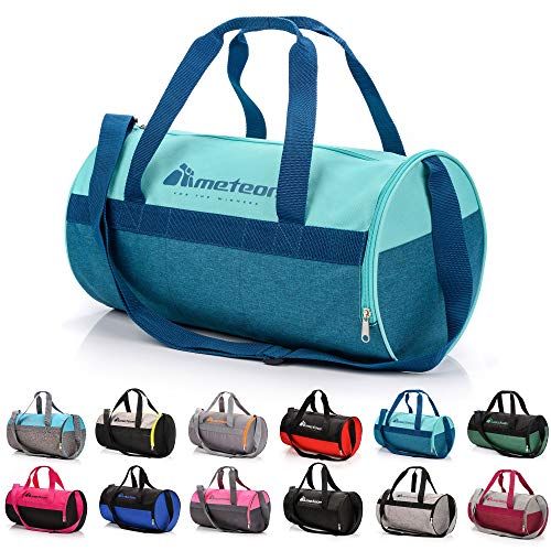 Meteor Sporttas Sport Bag ideaal voor Fitness Sportschool voor Dames en Heren Reistas (20L, Blauw/mint)