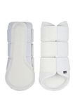HKM Breath Slobkousen/Voetkappen Gebroken Wit/Wit M
