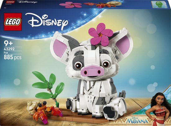 LEGO Disney Vaiana Pua Bouwbaar Dieren Speelgoed 43292
