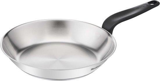 Seb Koekenpan - 24 cm - Inox - Geschikt voor alle warmtebronnen - Vaatwasserbestendig - 10 jaar garantie